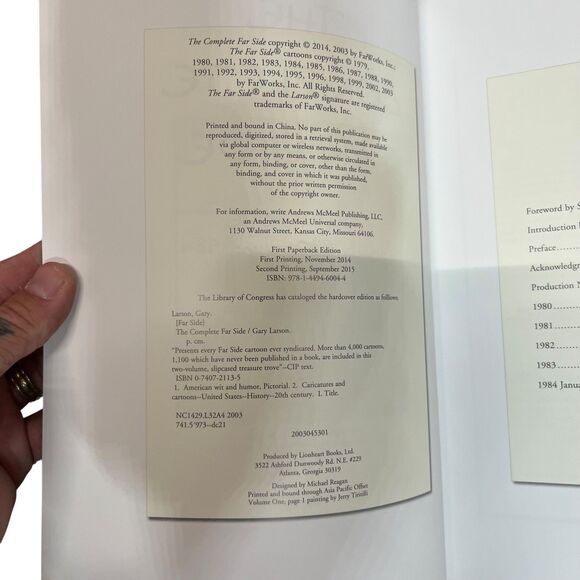 The Complete Far Side 1980-1994 Gary Larson Three PB Book Set with Slipcase - Picture 13 of 16